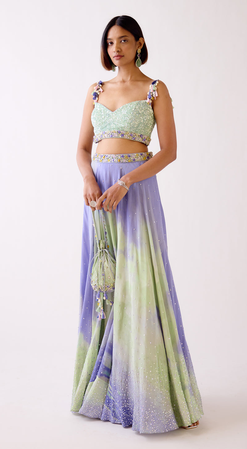 The Gradient Glow Lehenga