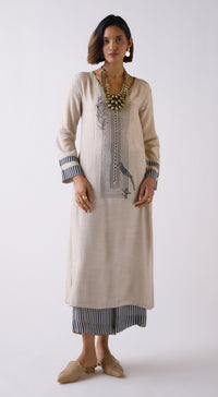 Mouse Muslin Kurta Set