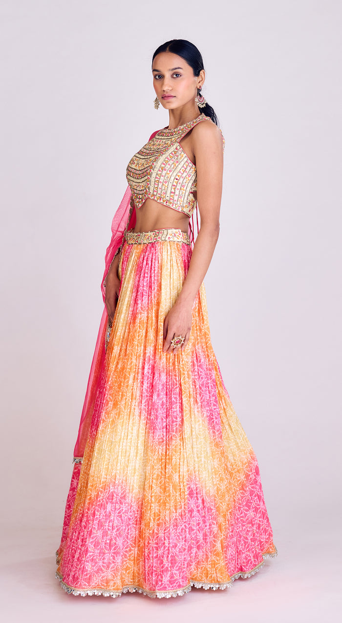 Pink Lehenga Set