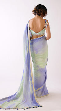 The Sea Shell Horizon Saree