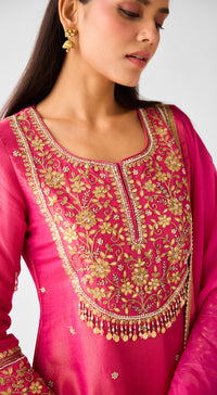 Rani Embroidered Tissue Suit Set