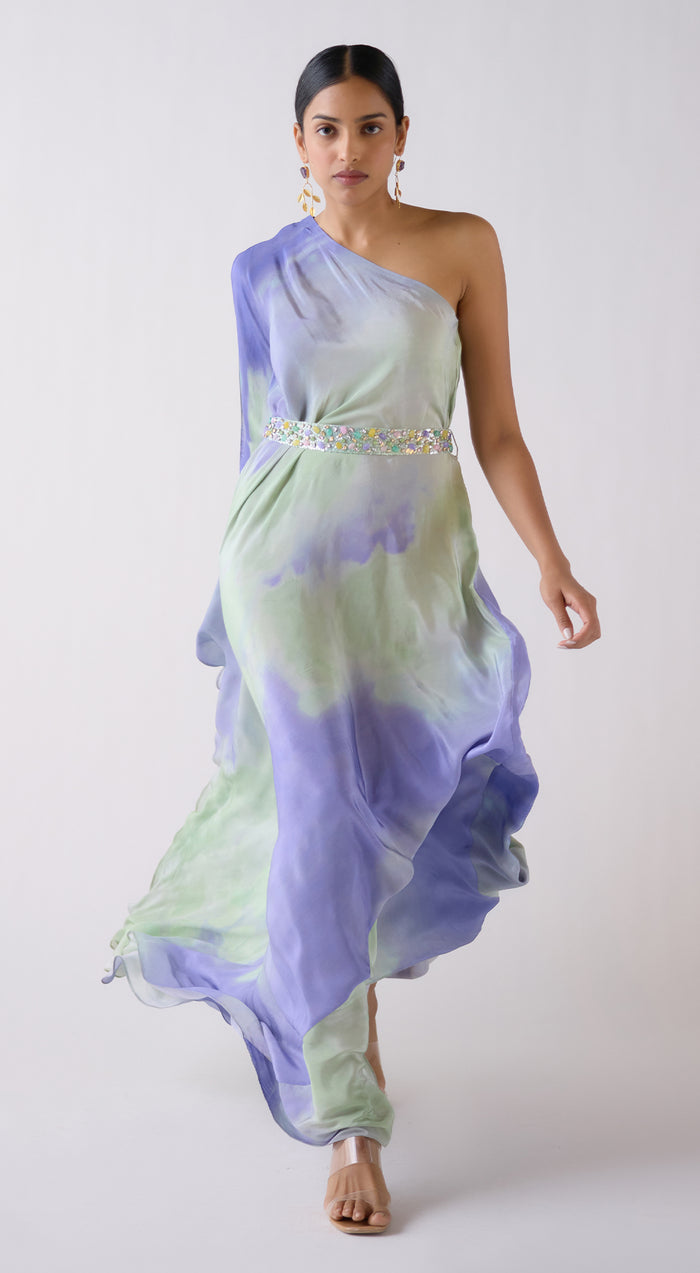 The Abstract Shore Gown