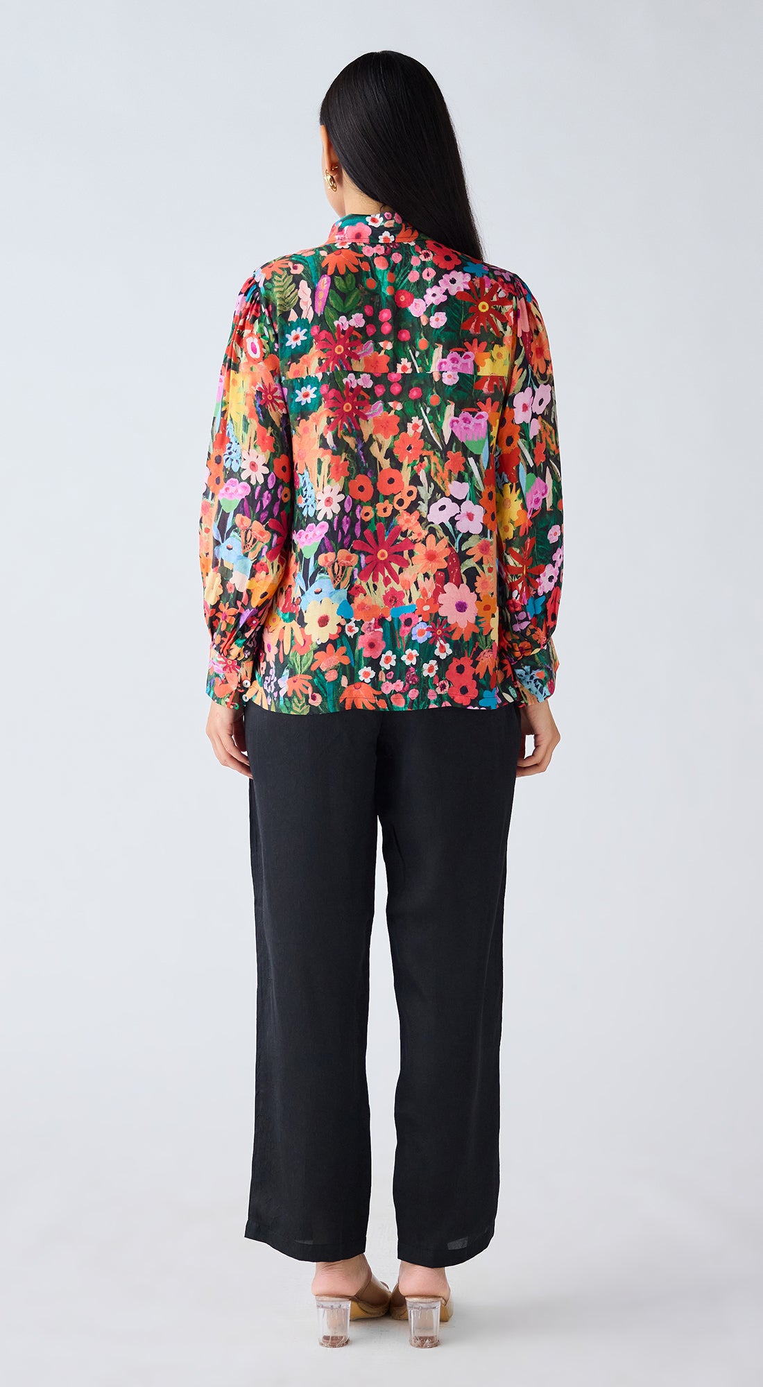 Multi Muslin Floral Shirt