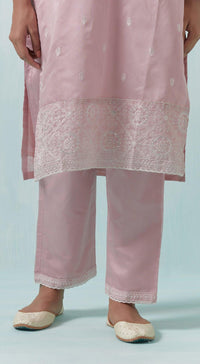 Lilac Linen Suit Set - Basanti Kapde aur Koffee