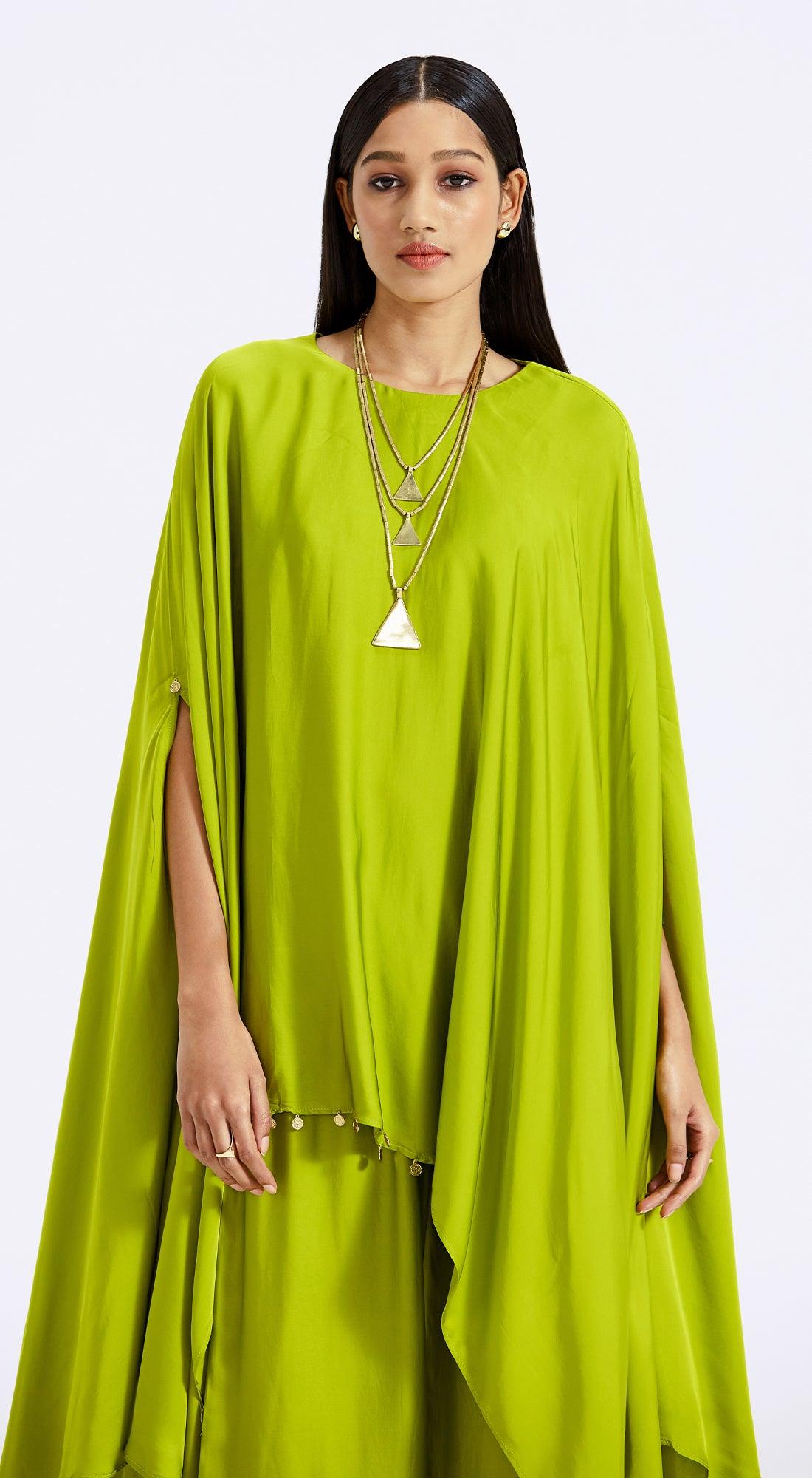 Lime Green Co-Ord Set - Basanti Kapde aur Koffee