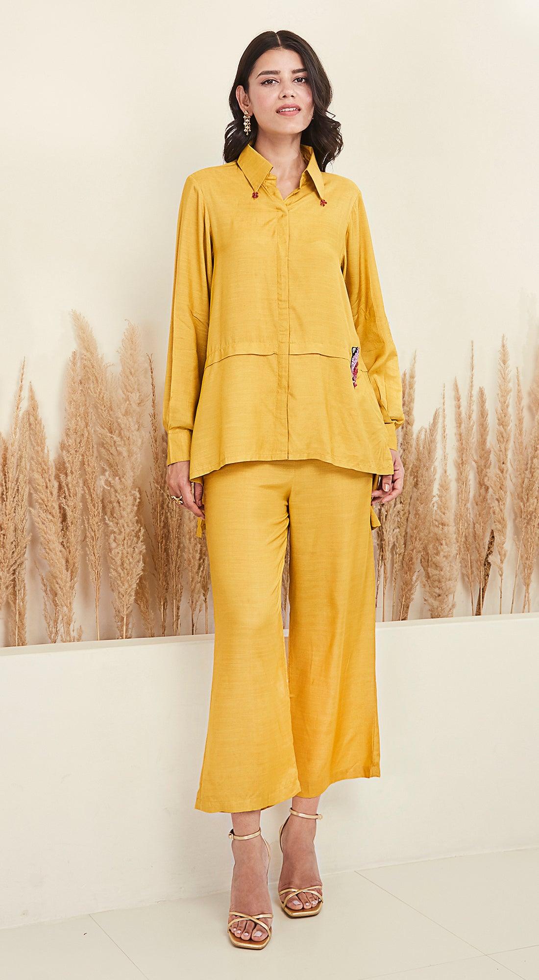 Explore Trendy Casual Lifestyle Women Wear Basanti Kapde aur Koffee